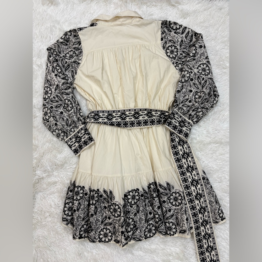 Roller Rabbit Black and White Long Sleeve Dress - Picture 4 of 13